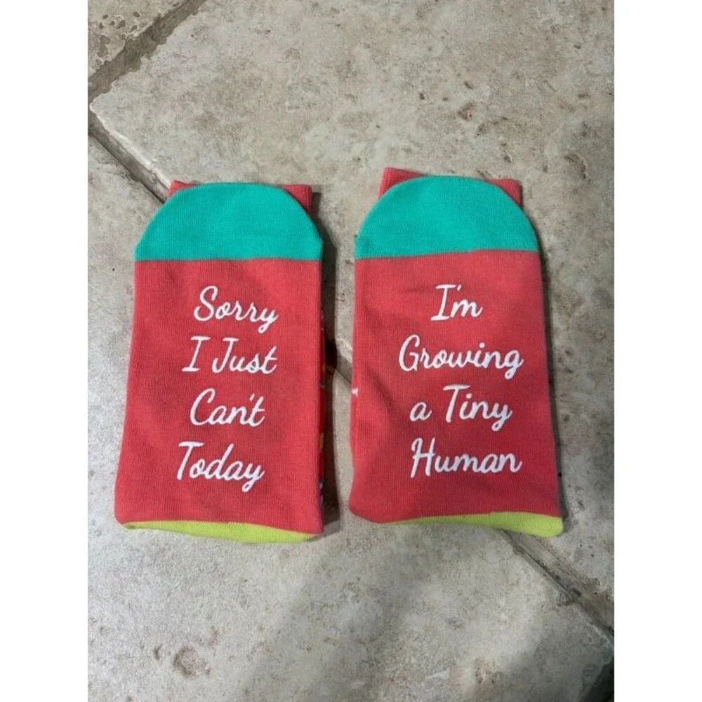 Growing a Tiny Human Socks One Size